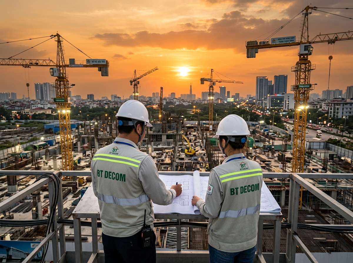 BT DECOM triển khai giai đoạn mới của dự án khu phức hợp thương mại – văn phòng tại Hà Nội
